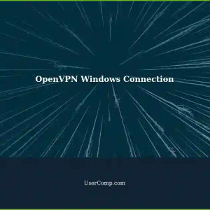 Connecting OpenVPN Client to Host Server on Windows PC