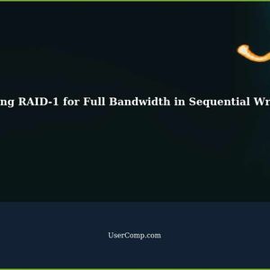 How to Optimize RAID-1 for Maximum Bandwidth in Sequential Write/Read Processing
