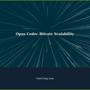 Opus Codec Bitrate Scalability: Understanding and Optimizing Audio Encoding