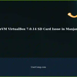 OracleVM VirtualBox 7.0.14 Unable to See SD Card USB Devices: A Solution for Manjaro VM Users
