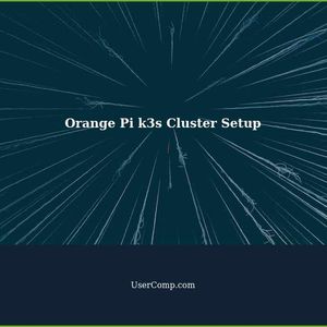 Setting up an Orange Pi k3s Cluster for Networking and ARM
