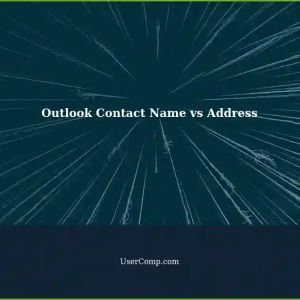 Outlook: Display Full Address instead of Contact Name in New Message