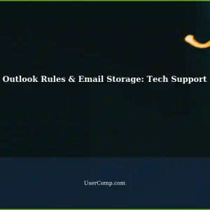Outlook Rule Trigger and Email Storage Solution: Boost Your Tech Support