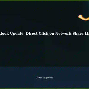 Outlook Update May 2024: Direct Click on Network Share Links Inoperative Without 'Open Link' Right-Click