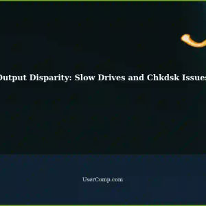 Troubleshooting Output Disparity: Slow Loading and Failing Drives