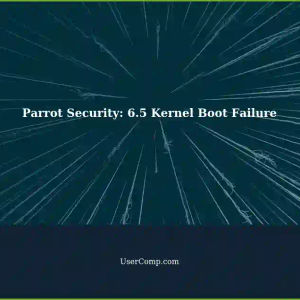 Parrot Security: Unable to Boot New 6.5 Kernel