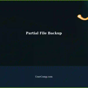 Best Way to Perform a Partial Backup of Your Files