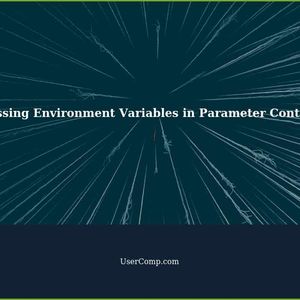 Passing Environment Variables in Sensitive Parameters using Parameter Context