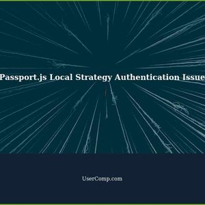 Authentication Issue: Passport.js Local Strategy Not Redirecting to Profile Route