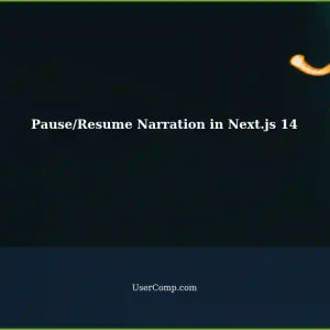 Automatically Pause/Resume Narration in Next.js 14 App Based on User Speech