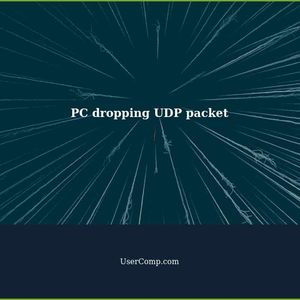 Why is my PC dropping this UDP packet?