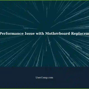 PC Performance Degradation After Motherboard Replacement: Bluetooth Speaker Issue