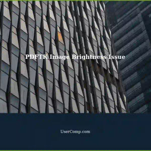 Preventing Brighter Images After Extracting First Page with PDFTK