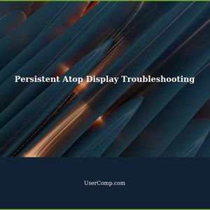 Troubleshooting Persistent Atop Display in Linux Command Line Administration