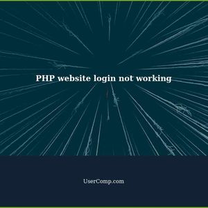 The php website not taking me to the next page even after putting the correct admin credentials