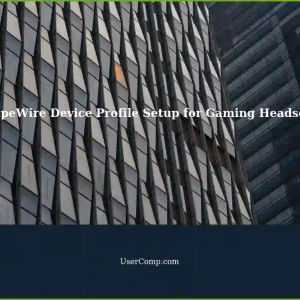 Setting up Device Profile for PipeWire with Gaming Headset: A Tech Support Guide