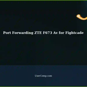 Port Forwarding ZTE F673 Av: A Guide for Fightcade on UDP 6000-6009 and TCP 7000