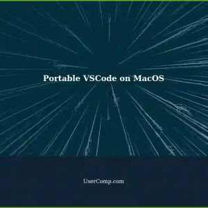 Making Visual Studio Code Portable on MacOS: No Extensions Installation Required