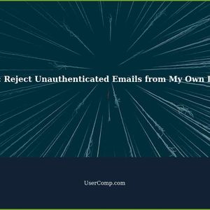 Let postfix reject unauthenticated emails from my own domain