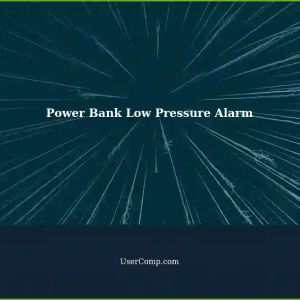 Understanding the Low Pressure Alarm on Power Banks: A Tech Support Issue