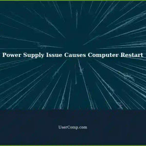 Computer Restarts After Video Card Loaded: Power Supply Issue