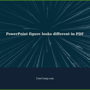 Figure created in PowerPoint looks differently in a PDF file