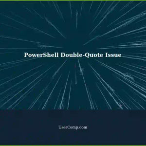 PowerShell Double-Quote Mangling and Executing External Programs in Windows 10