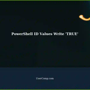 Windows PowerShell: ID Values Don't Write Extracted ID, Write 'TRUE' Instead