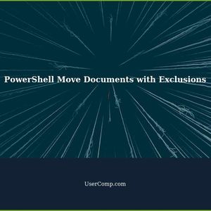 Move Documents with Exclusions in Subfolder using PowerShell