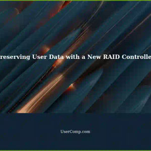 Preserving User Data: Replacing a Failing RAID Controller with a Foreign Configuration