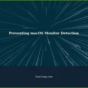 Preventing macOS from Detecting Monitor Disconnected Changes on Switchbox