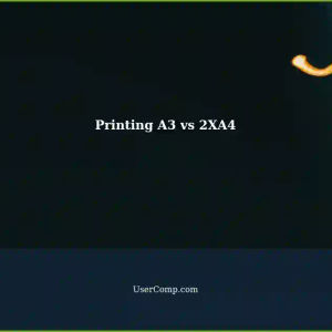 Printing A3 instead of 2XA4: Making Your Printer Versatile