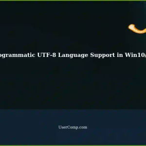 Programmatically Enabling/Disabling 'Use Unicode UTF-8 for worldwide language support' in Windows 10 & 11
