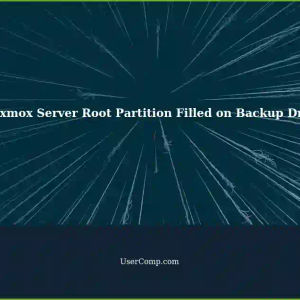 Proxmox Server: 1TB Root Partition on PVE-Root Filled on 100GB Backup Drive