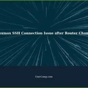 Unable to Access Internet after Changing Router: Troubleshooting SSH Connection in Proxmox