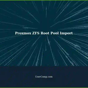 Automatically Importing ZFS Root Pool in Proxmox