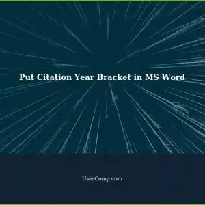 Using Put Citation Year Bracket in Sixth Edition Office Online (.xsl) for MS Word