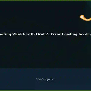 PXE Booting WinPE using Grub2: Failing to Load bootmgfw.efi