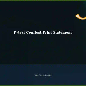 Printing Message in pytest using conftest.py