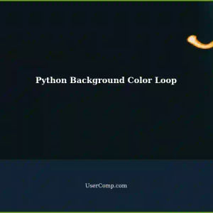 Changing Background Color Loop in Python for Tech Support