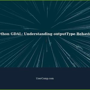 Understanding the behavior of outputType when translating with Python GDAL