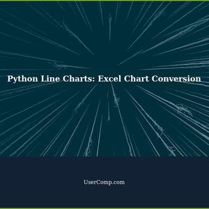 How to Create Line Charts in Python: Troubleshooting Excel Chart Conversion