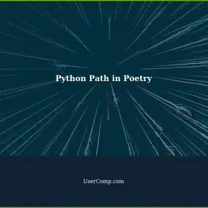 Specify Python Path in Poetry using pyproject.toml