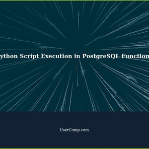 Executing Python Scripts via PostgreSQL Functions