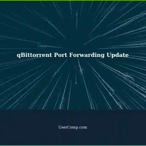 Updating qBittorrent Port Forwarding Settings via Bash