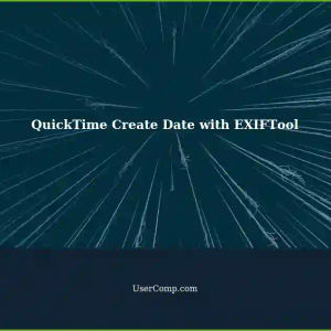 Retrieving QuickTime's TrackCreateDate with EXIFTool: iPhone 15 Example