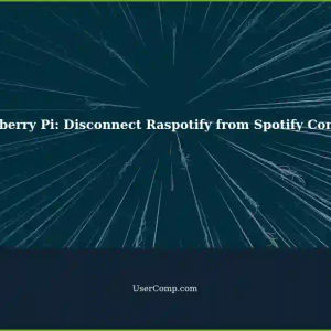 Raspberry Pi 3: Disconnecting Raspotify/Librespot from Spotify Connect Immediately