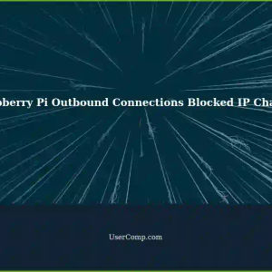 Raspberry Pi: Outbound Connections Blocked - Recent Departed IP Address Changed