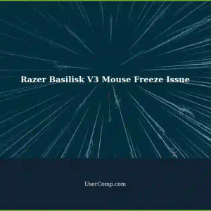 Razer Basilisk V3 USB Cable Mouse: Cursor Freezes When Lifted from Surface Seconds
