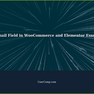 How to Make Email Field Only Read-Only in WooCommerce and Elementor Essential-Addons